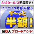 業界最安値!楽天ブロードバンド