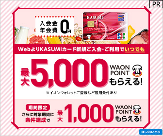 【利用】KASUMIカード（イオンカード）